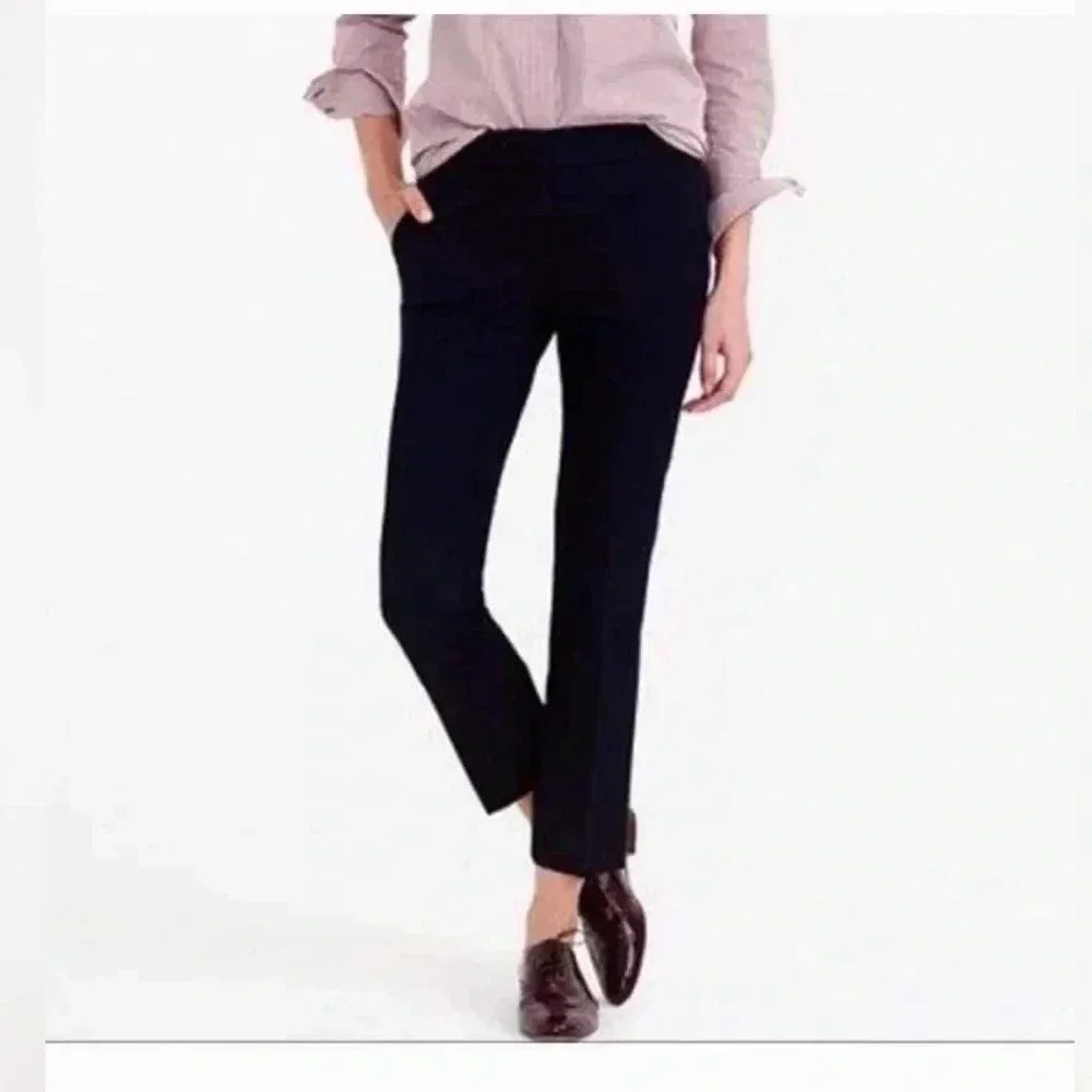J. Crew Black City Fit Capri Size 4